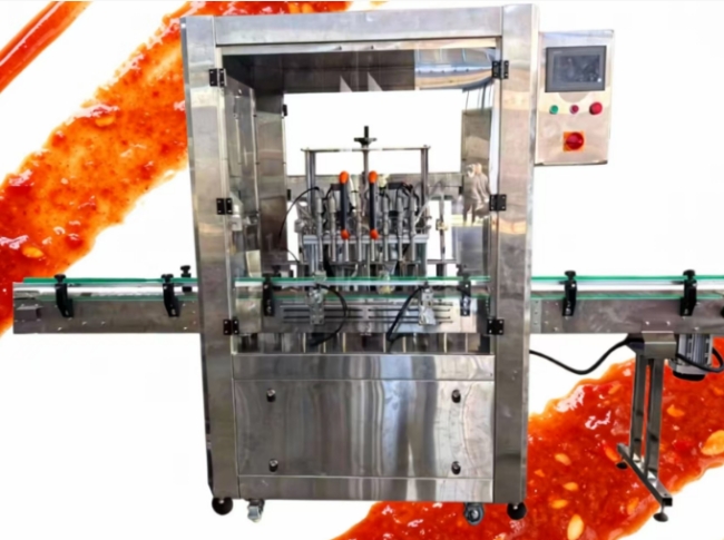 hot sauce bottle filling machine