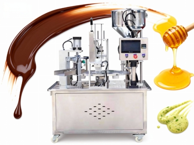 rotary cup filling sealing machine