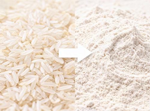 rice to rice flour