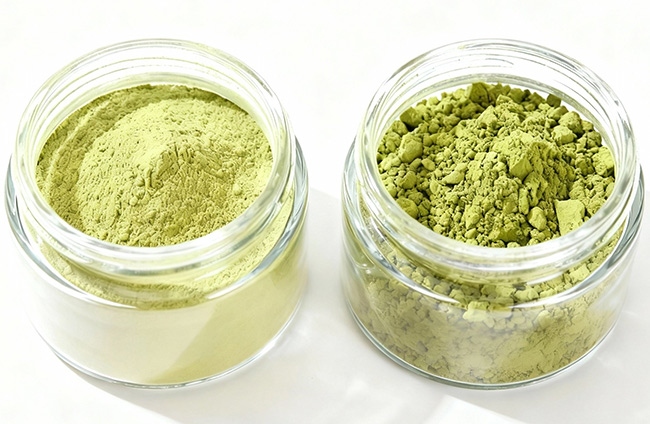 matcha powder different fineness