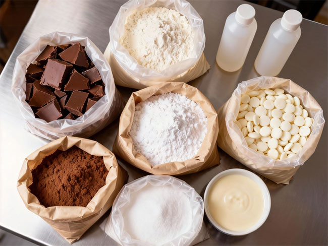 white chocolate spread ingredients