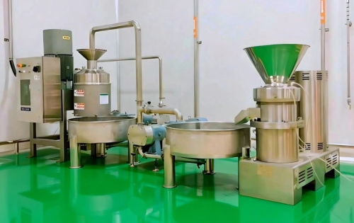 Industrial Peanut Butter Grinder in Ready