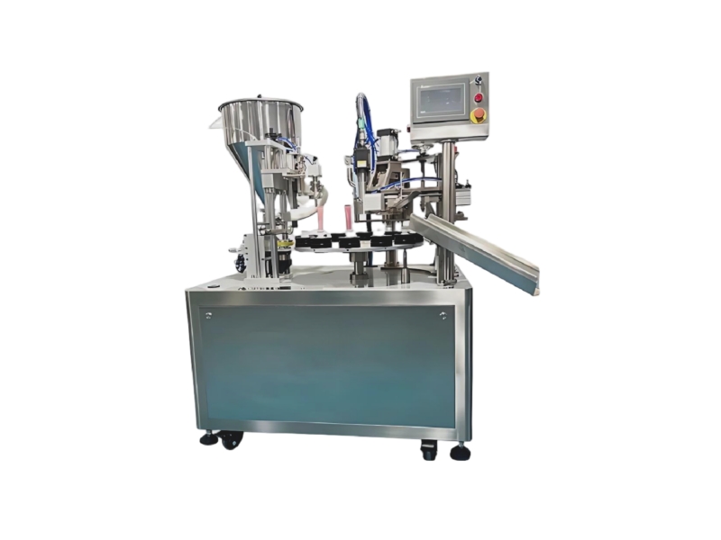 Semi Automatic Tube Filling Sealing Machine
