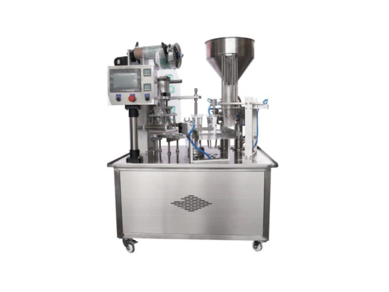 Automatic Rotary Cup Filling and Sealing Machine