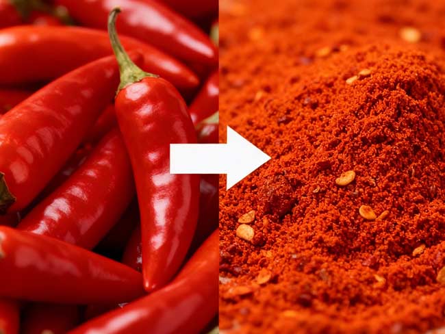 How to Grind Chili Peppers into Powder