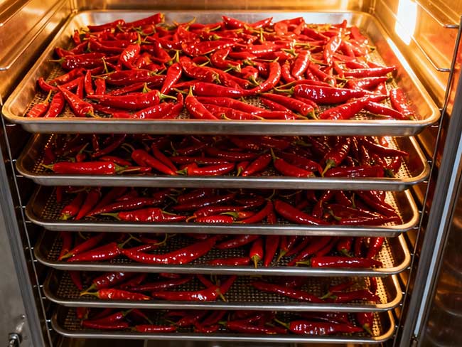 drying chili peppers drying chili peppers
