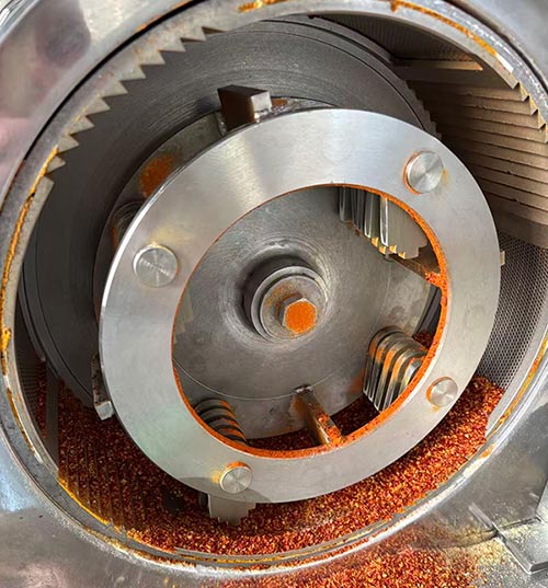 Chili Powder Grinding Machine Ready for Test