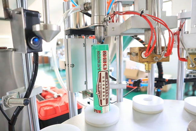 Pet Nutrition Filling - Test Run of Laminated Tube Filling and Sealing Machine