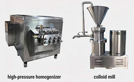 Colloid Mill VS High Pressure Homogenizer