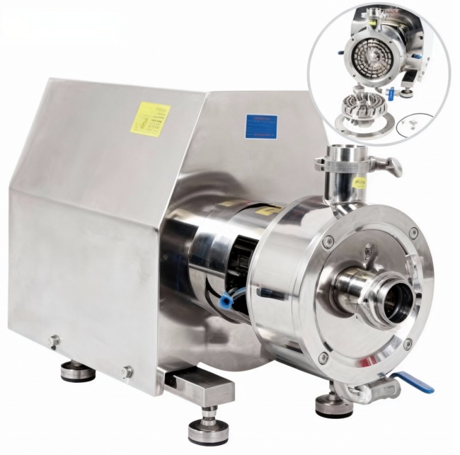 inline emulsifying pump