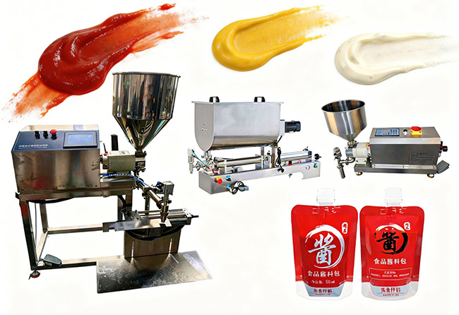 semi automatic spout pouch bag filling machines