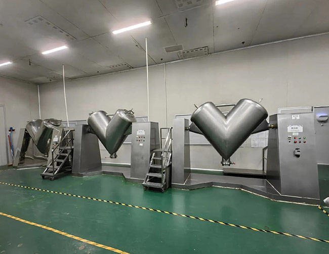 Cost-Effective Mixing Solution - V Blender Powder Mixer for Seasoning Factory