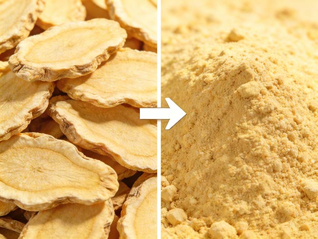 ginger powder making