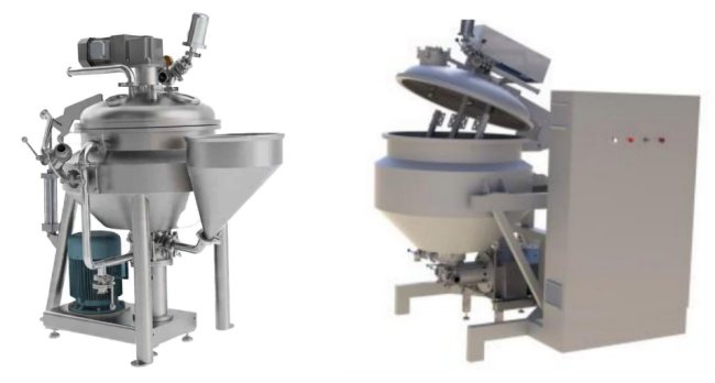 vertically and horizontally installed mixers