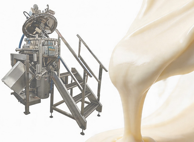 cheese vacuum emulsifying mixer