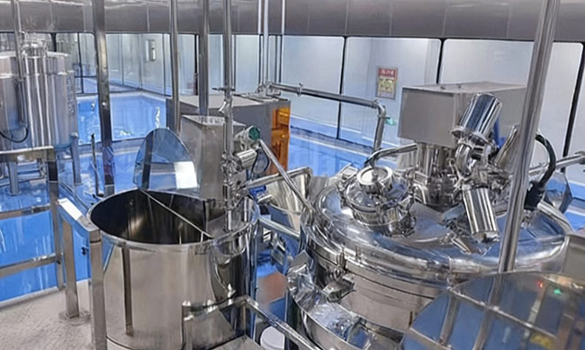 mixer installation scene