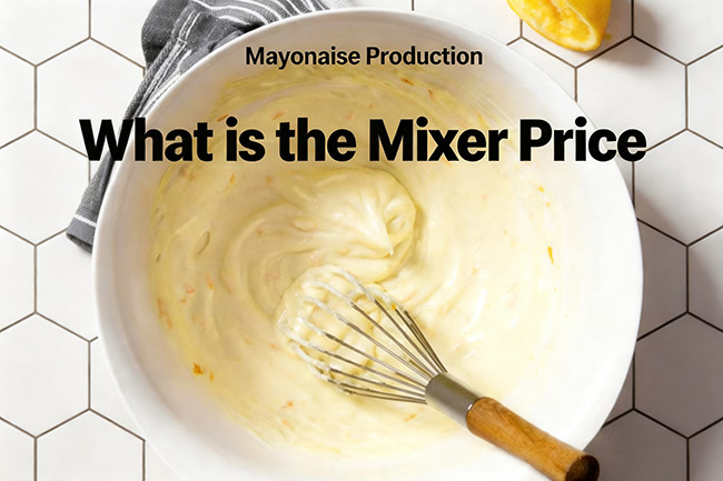 What Is the Mayonnaise Mixer Machine Price