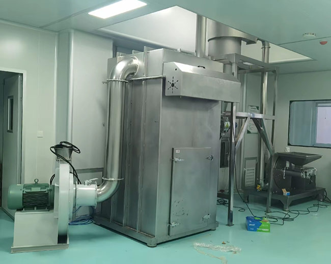 slu-600 sugar grinder in installation