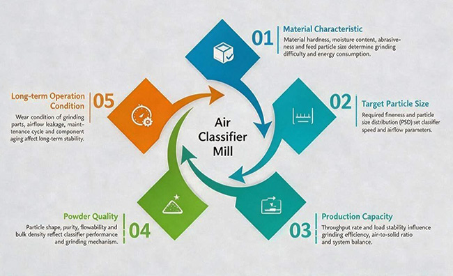 air classifier mill selection