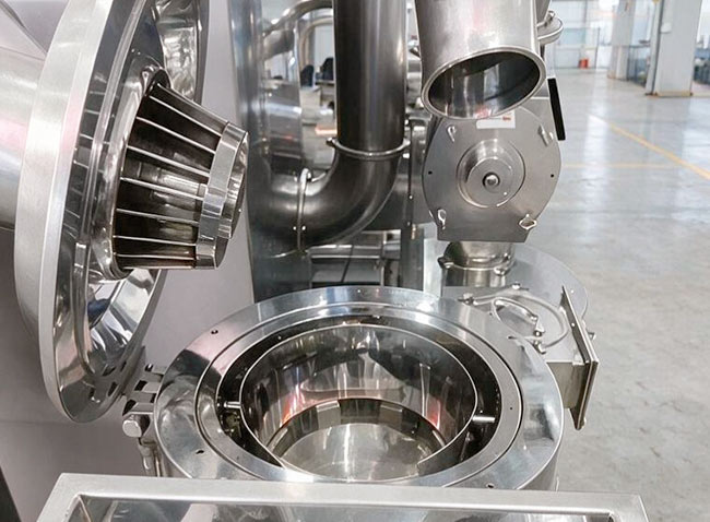 Air Classifier Mill with Hinged Top Cover for Easier Cleaning & Maintenance