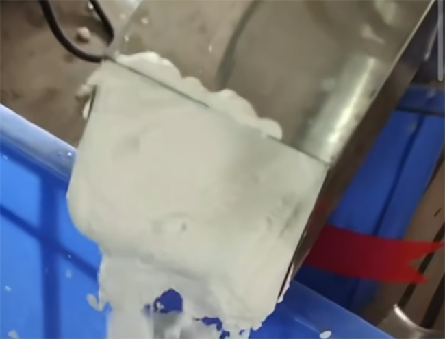 Almond Paste Grinding Test - Processing Split White Almonds with an SLJM-80 Colloid Mill