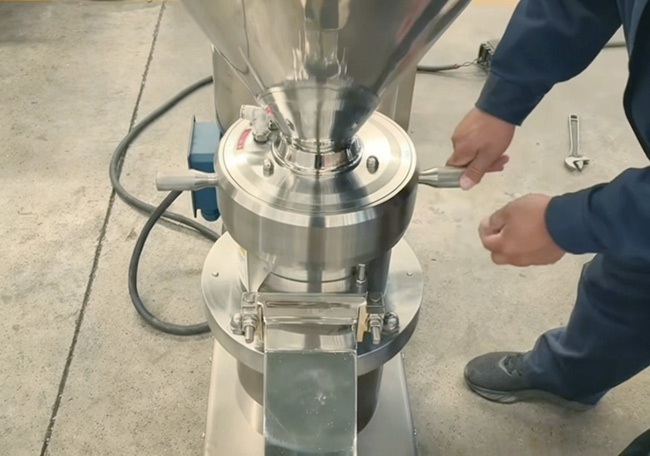 colloid mill with fineness adjustment handle colloid mill with fineness adjustment handle